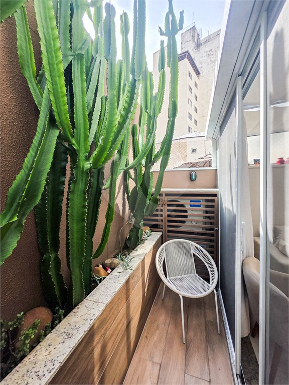 Apartamento Garden - Santa Cecília / Higienópolis - 1 Quartos - Venda / Compra - Quintal