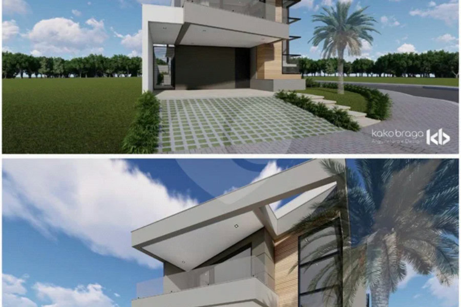 Casa em construção com 3 suítes no Condomínio Damha 2, na cidade de Piracicaba - SP.