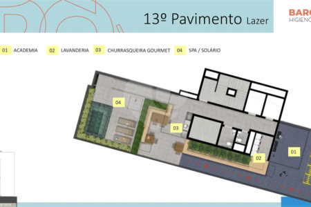 Studio 25 m² – Barô Higienópolis by You, inc | São Paulo