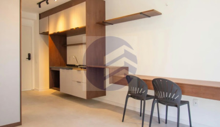 Studio de 26m² para alugar com 1 quarto mobiliado em Pinheiros próximo ao Metrô Faria Lima