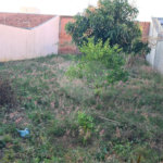 Terreno murado com portão e concertina no Jardim Embaré,