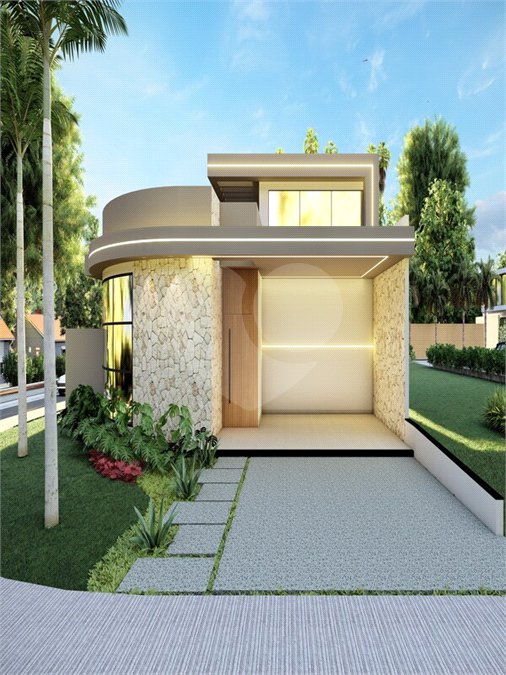 Indaiatuba- Maria Candida - R$ 2.495.000,00 - Área Total 377,48 m² -Área Construída 234,95 m² - TÉRREA - 03 suítes sendo a master com closet; Escritório; Lavabo; Cozinha integrada com o gourmet entregue com cooktop, forno, micro-ondas e coifa; Móveis planejados na hall de entrada, sala, escritório