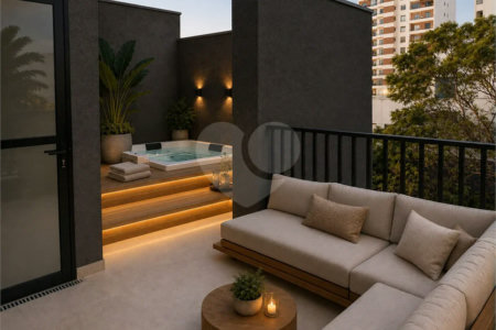 CASA DE CONDOMINIO CUBE TUTOIA/196m2/3Q/1SUITE + ROOFTOP