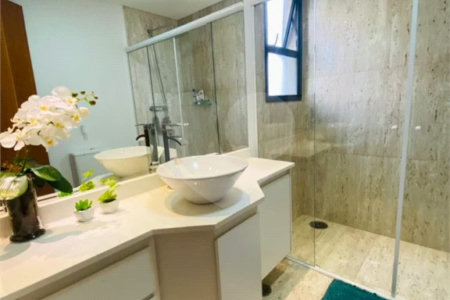 Apartamento com 170m² , 2 dormitórios , sendo 2 suítes , 3 vagas , à venda no bairro Jardim , em Santo André.