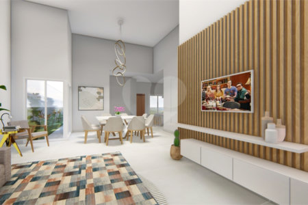 Casa Térrea com 3 Suítes no Village Damha