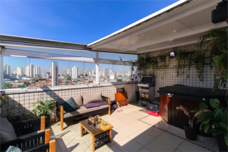Cobertura com 124m² na região do Alto da Mooca em São Paulo - SP.