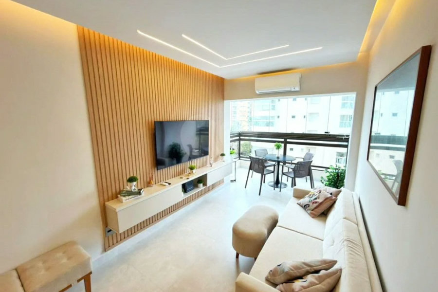 Apartamento à venda com 2 quartos, sendo 1 suíte,  em Riviera de São Lourenço, Bertioga, SP