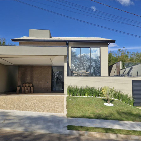 Casa Térrea de Alto Padrão no Condomínio Elementum | Totalmente Mobiliada e Decorada, 3 Suítes e Piscina