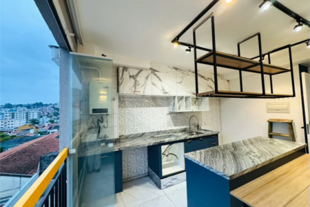 Apartamento para locação com 2 quartos e 1 vaga no Condomínio Inova, na Vila Rosália, em Guarulhos.
