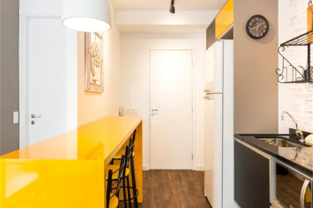 Excelente apartamento de 35m², mobiliado e com vaga, na Consolação