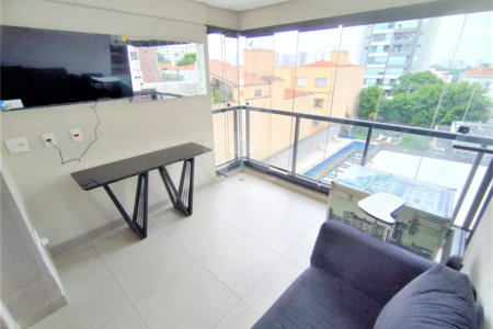 Apartamento de 1 quarto - Vila Mariana - Varanda, - 1 vaga - Lazer e serviços no condomínio.