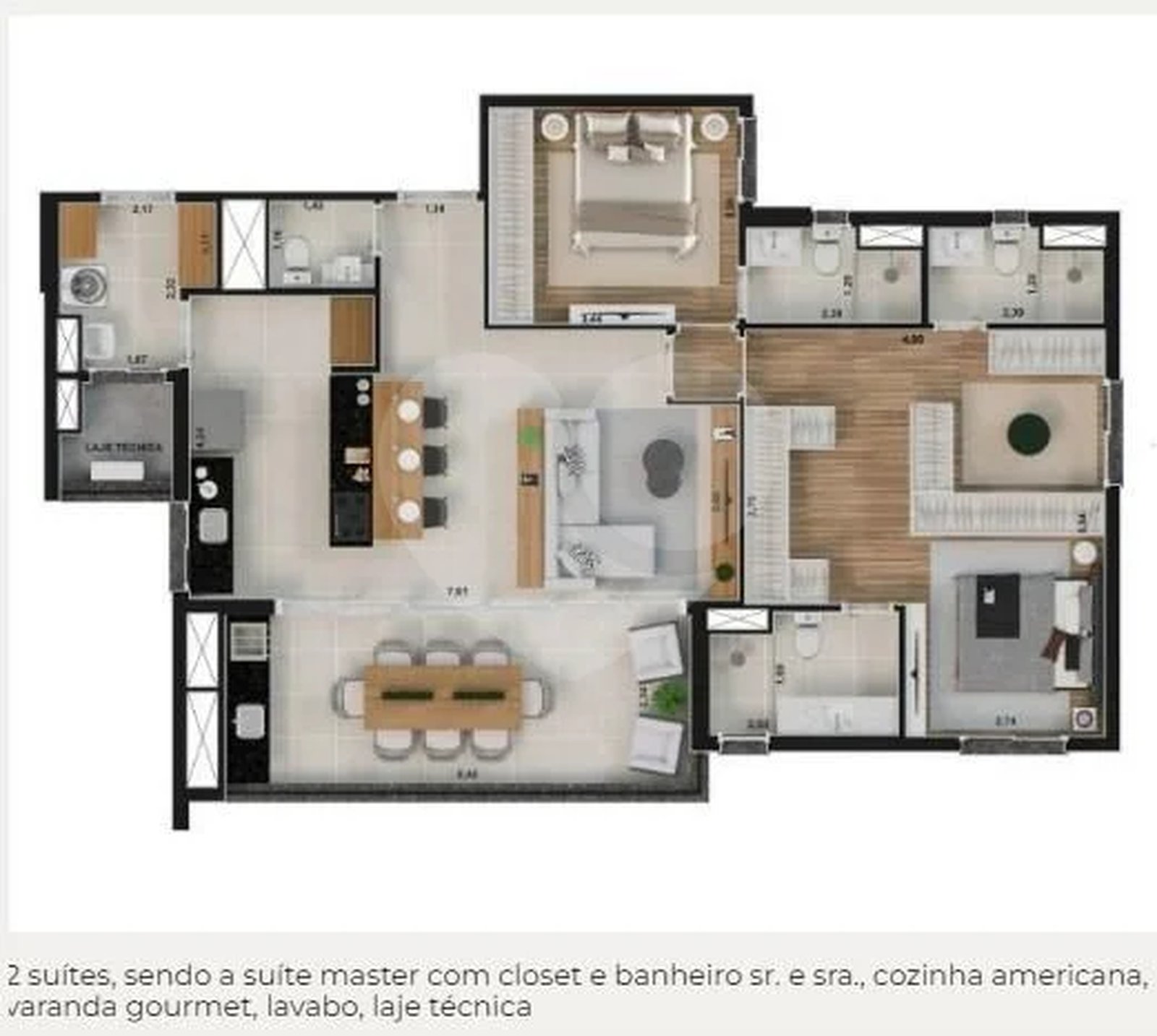 Apartamento 116m²