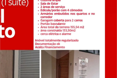 Casa espaçosa com 3 quartos e suíte em excelente bairro residencial!
