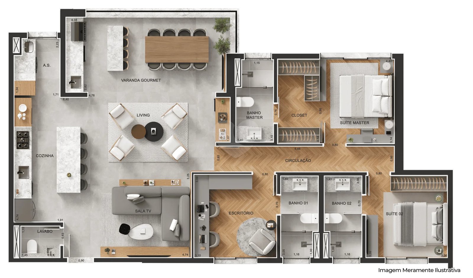Apartamento 138m²