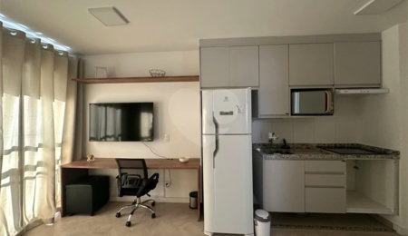Apartamento para alugar com 1 suíte em Vila Nova Conceição, São Paulo, SP