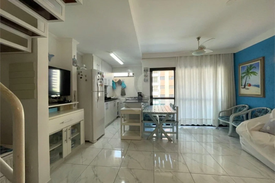 Apartamento à venda com 2 quartos, sendo 1 suíte,  em Riviera de São Lourenço, Bertioga, SP