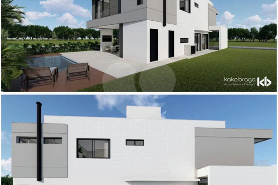 Casa em construção com 3 suítes no Condomínio Damha 2, na cidade de Piracicaba - SP.