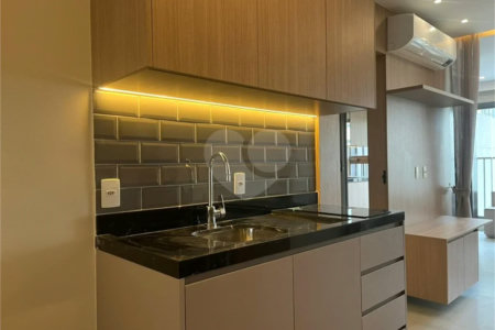 Apartamento mobiliado com 44 m2, 1 dormitório e 1 vaga a venda nos Jardins