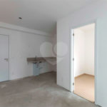 Apartamento de 37m² com 2 dormitórios.