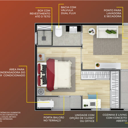 Studio à venda – 1 Dormitório | Próximo ao Aeroporto de Congonhas