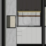 Casa Térrea Evidências - Indaiatuba/SP - Quadra D Lote 15 - Área Total 308,35 m² - Área Construída 201,81 m² - TÉRREA - 03 suítes sendo a master com closet; Escritório; Lavabo; Cozinha com cooktop, forno, micro-ondas e coifa; Móveis planejados na hall de entrada, sala, escritório, cozinha, gourme