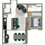 Apartamento com 1 Suíte à venda no Alto do Ipiranga,
