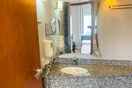 Flat mobiliado a venda na Bela Vista com 1 vaga de garagem .