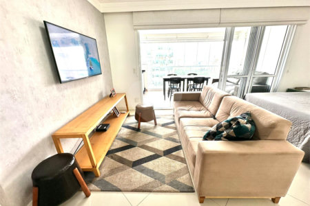 VENDA E LOCAÇÂO APARTAMENTO 54 M2 MOBILIADO NO ANÁLIA FRANCO - ANDAR ALTO