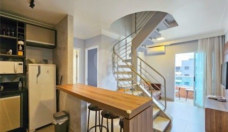 Duplex à venda com 2 quartos, sendo 1 suíte,  em Riviera de São Lourenço, Bertioga, SP