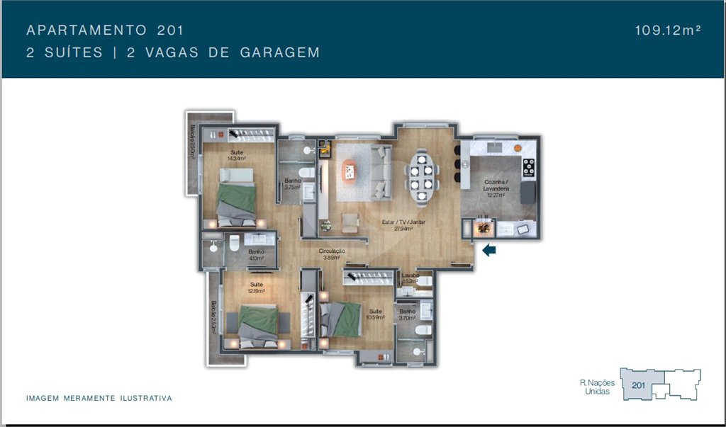 Apartamento 3 suítes em Gramado-RS. Ótima oportunidade para investimento!