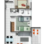 Apartamento padrão para venda no Edifício Residencial Via Campus