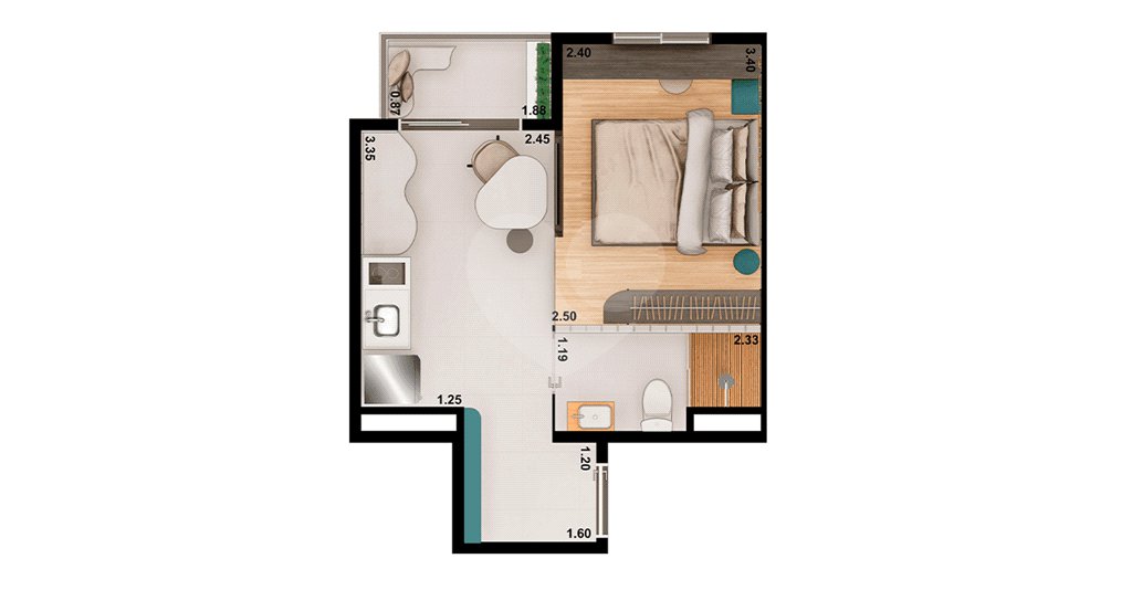 Studio á venda - Vila Mariana