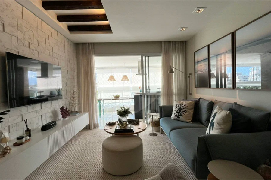 Apartamento à venda com 3 quartos, sendo 2 suítes, em Riviera de São Lourenço, Bertioga, SP