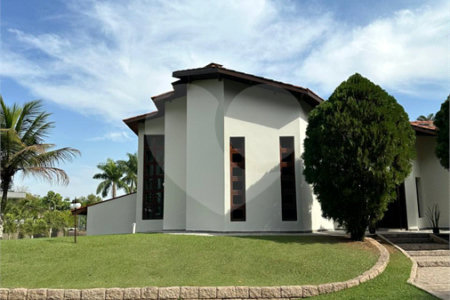 Casa à venda ou para alugar com 4 suítes no condomínio Estância Marambaia, Vinhedo - SP