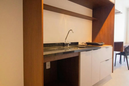 Studio de 26m² para alugar com 1 quarto mobiliado em Pinheiros próximo ao Metrô Faria Lima