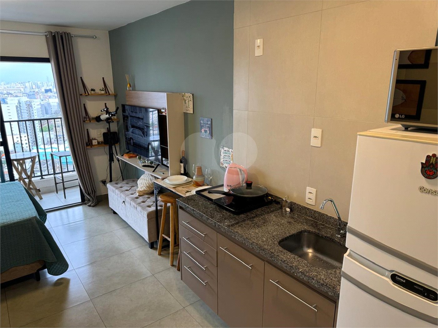 Apartamento 1 dormitório e vaga - Centro