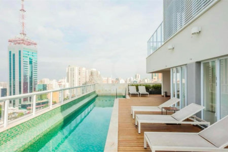 Apartamento com 35m², 1 dormitório, à venda na Bela Vista