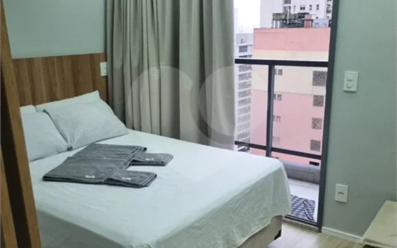 Studio 21M2 mobiliado no Jardim Paulista