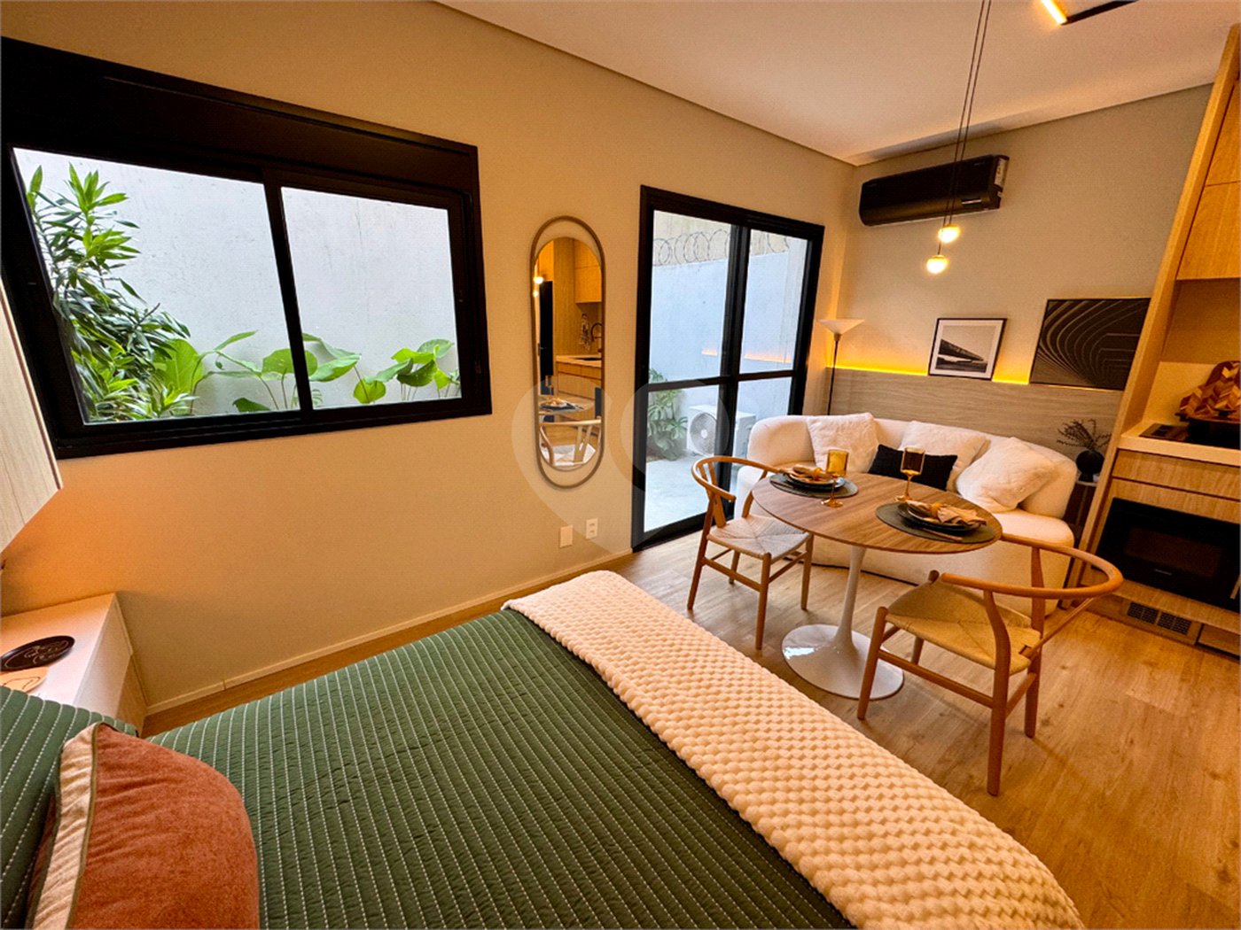 Apartamento garden para venda em Chácara Santo Antônio (Zona Sul) com 1 quarto, sendo 1 suíte , 39m²