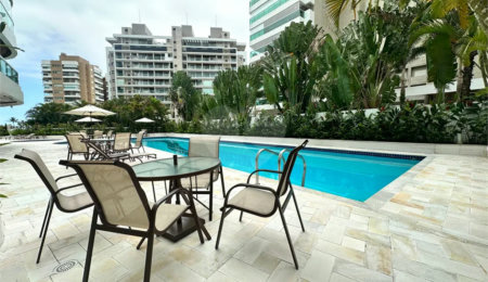 Apartamento para alugar com 4 quartos, sendo 2 suítes,  em Riviera de São Lourenço, Bertioga, SP