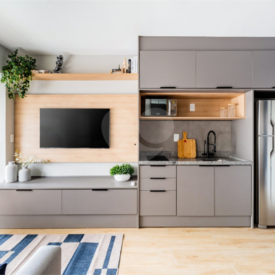 Apartamento com 28 m², 1 quarto, à venda em Pinheiros