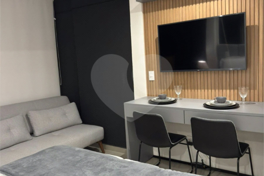Studio com 23m² na região do Cerqueira Cesar em São Paulo - SP.