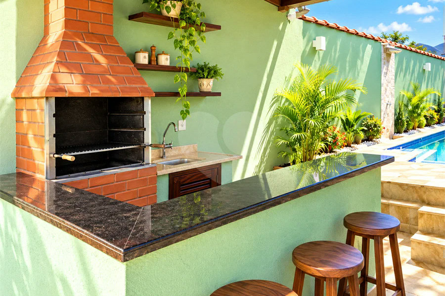 Casa à venda com 3 suítes em Indaiá, Caraguatatuba, SP