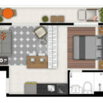 Studio Novo no Centro de São Paulo na Rua Brigadeiro Tobias , 32m² com Vaga, Completo Pronto para Morar. Estuda permuta em Indaiatuba.
