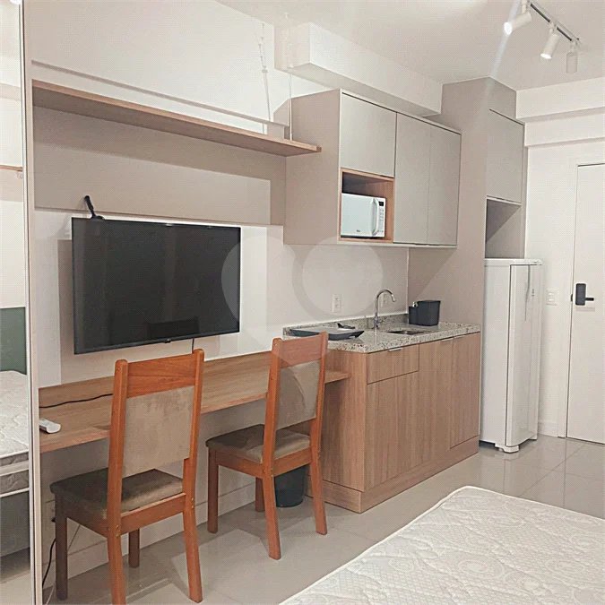 Studio à venda no Paraíso mobiliado 25 metros quadrados