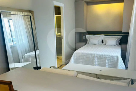 Studio mobiliado, a venda com 27m² - Lazer completo