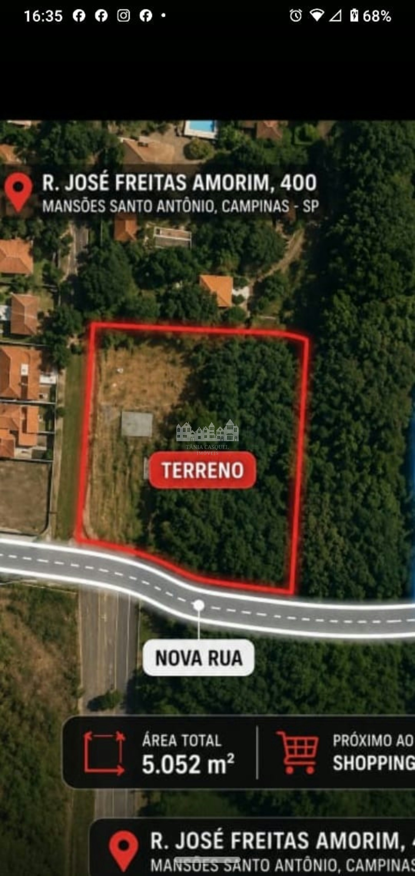 Terreno à venda em Mansões Santo Antônio, Campinas, SP
