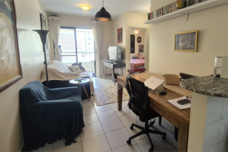 Apartamento 2 quartos, sacada e vaga em Santa Cecília