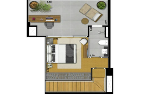 Apartamento no Jardim Anália Franco