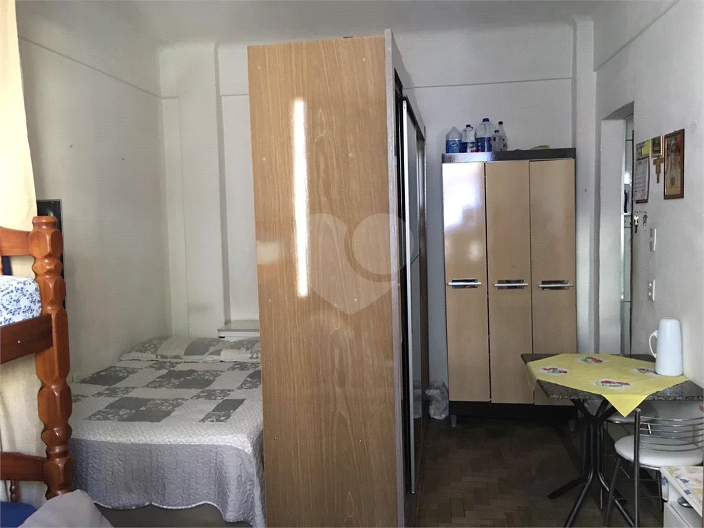 Aconchegante apartamento de 33m²